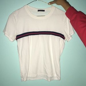 white brandy melville basic shirt
